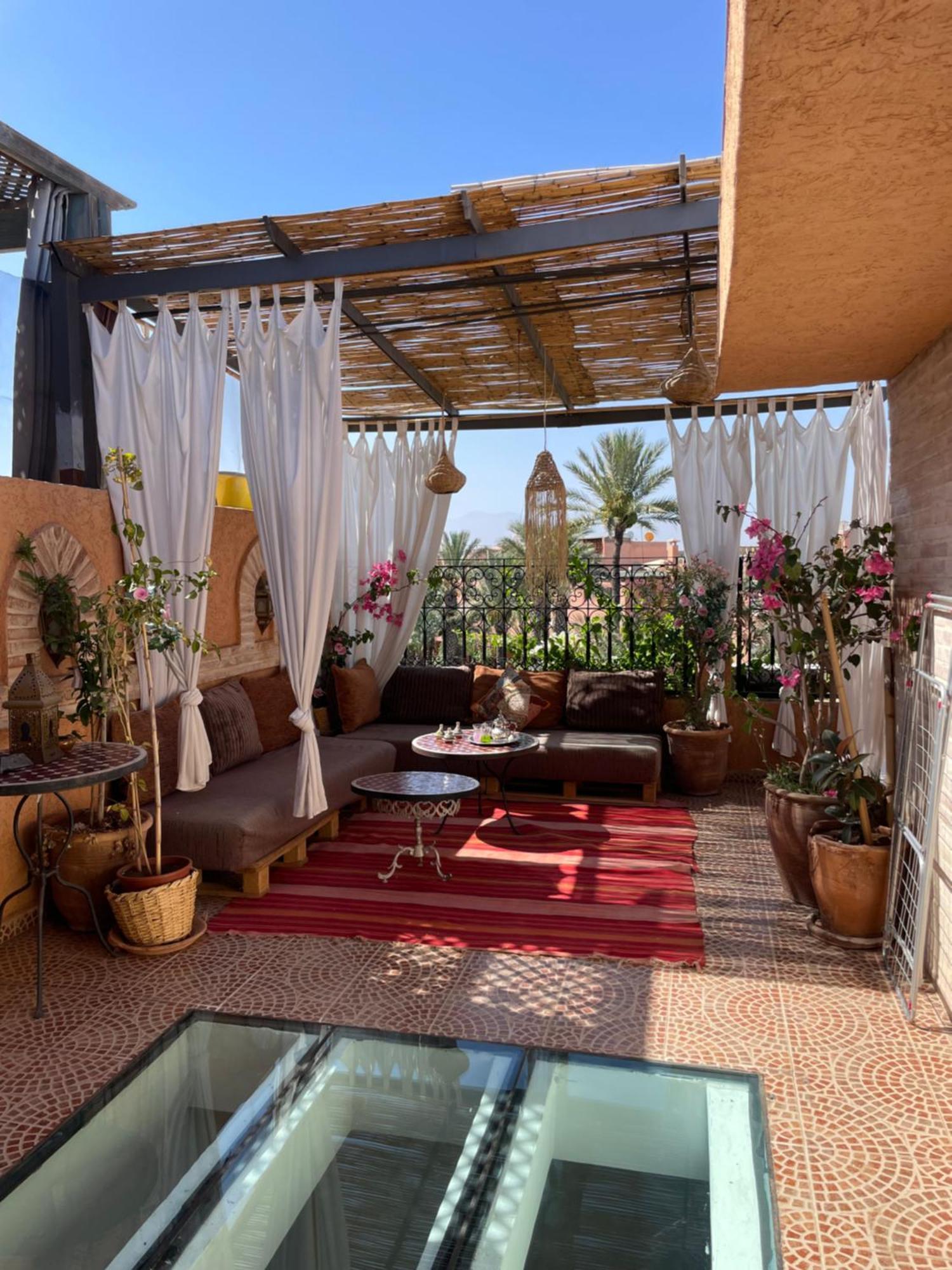 Riad Palmier Fleuri マラケシュ エクステリア 写真
